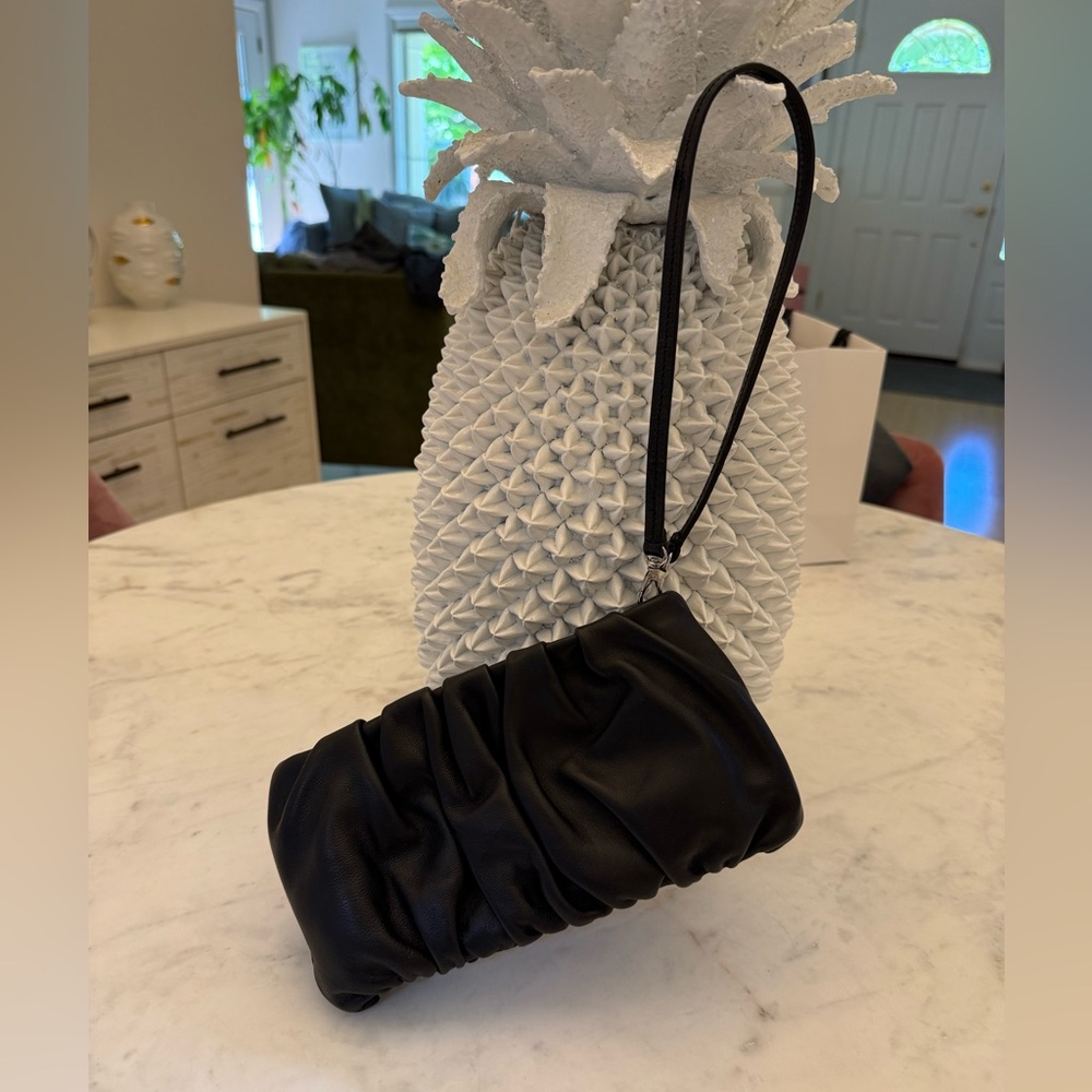 STAUD Bean Bag Leather Clutch - Picture 3 of 9